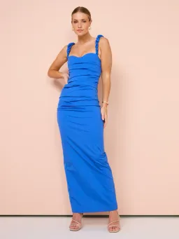 Sir the Label Azul Balconette Gown Cobalt Blue Size 4 / AU 14 for rent on The Volte - image 2