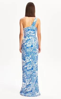 Alice McCall Daisy Daze Gown Blue Print Size 8  for rent on The Volte - image 3