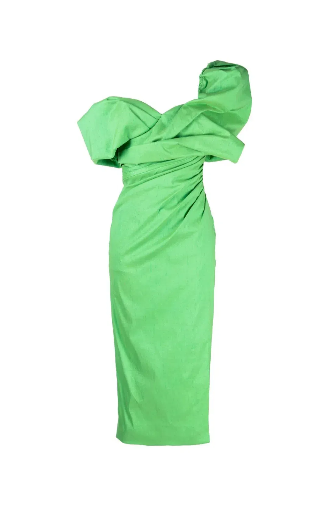 Rachel Gilbert Gia Midi Dress Green Size 3 / AU 12 for rent on The Volte - main image