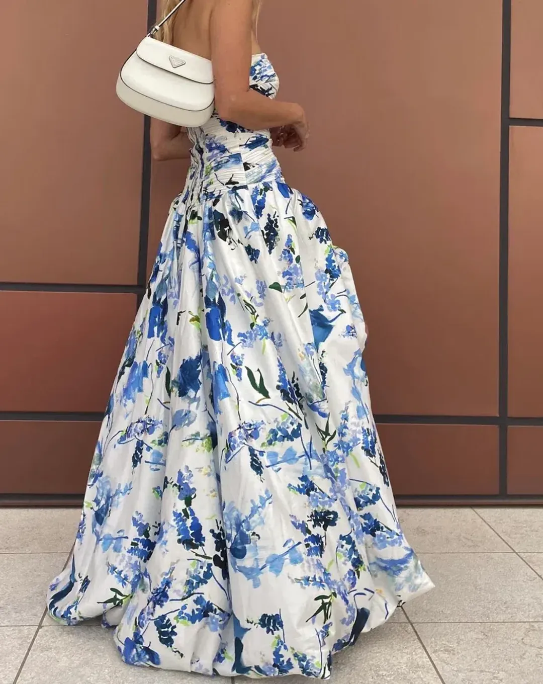 Aje Violette Bubble Hem Maxi Dress Floral Size 14 for rent on The Volte - main image