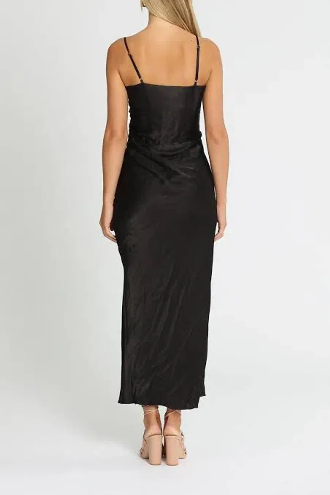 Shona Joy Thalia Midi Dress Black Size 8 for rent on The Volte - main image