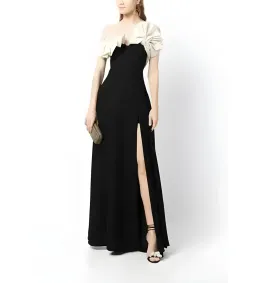 Rachel Gilbert Lavina Gown Black and Coconut Size 2 /Au 10  for rent on The Volte - image 1