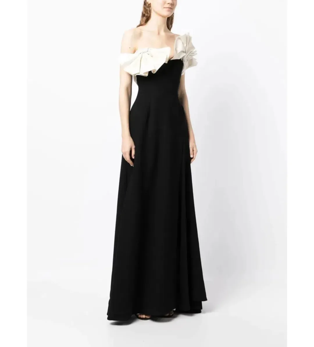 Rachel Gilbert Lavina Gown Black and Coconut Size 2 /Au 10  for rent on The Volte - main image