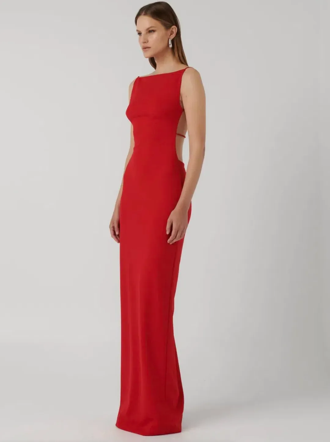 Effie Kats Gabbi Gown Red Size XS/Au 6 for rent on The Volte - main image