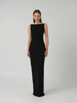 Effie Kats Gabbi Gown Black Size L /Au 12 for rent on The Volte - image 1