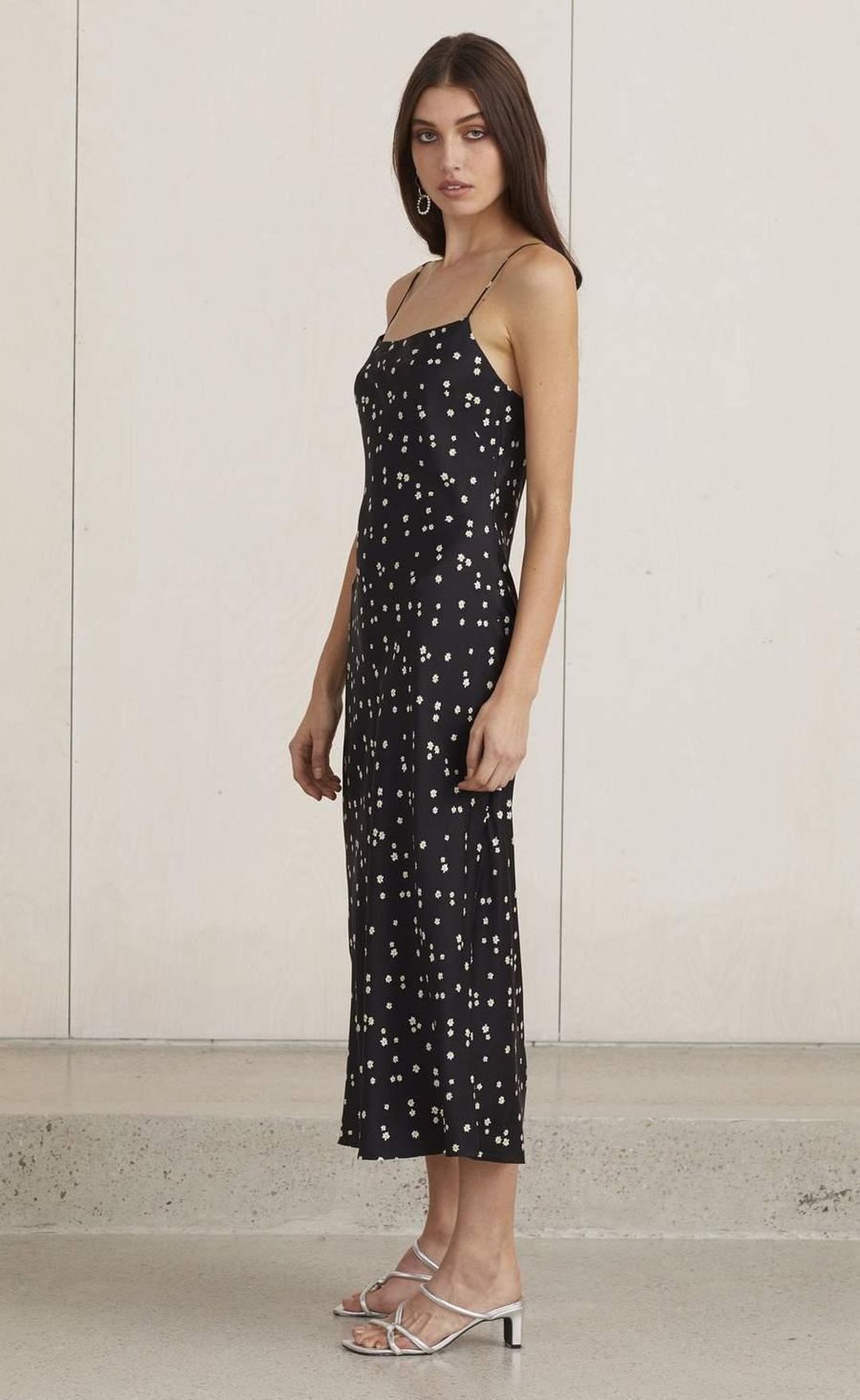 Bec & Bridge Daisy Slip Midi Dress Floral Size 12 for rent on The Volte - main image