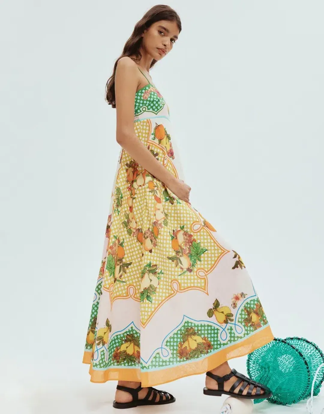 Alemais Lemonis Sundress Multi Print Size 12 for rent on The Volte - main image