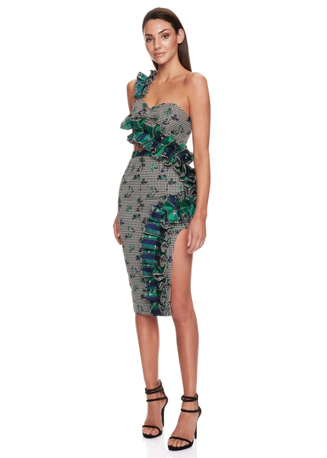 Eliya the Label Kuroki Dress Print Size 10 for rent on The Volte - main image