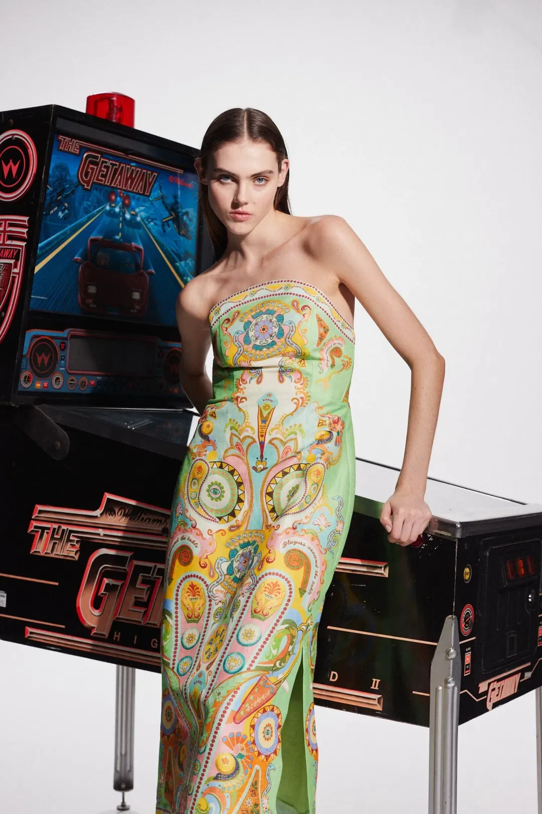 Alemais Pinball Bodice Dress Multi Size 6 for rent on The Volte - main image