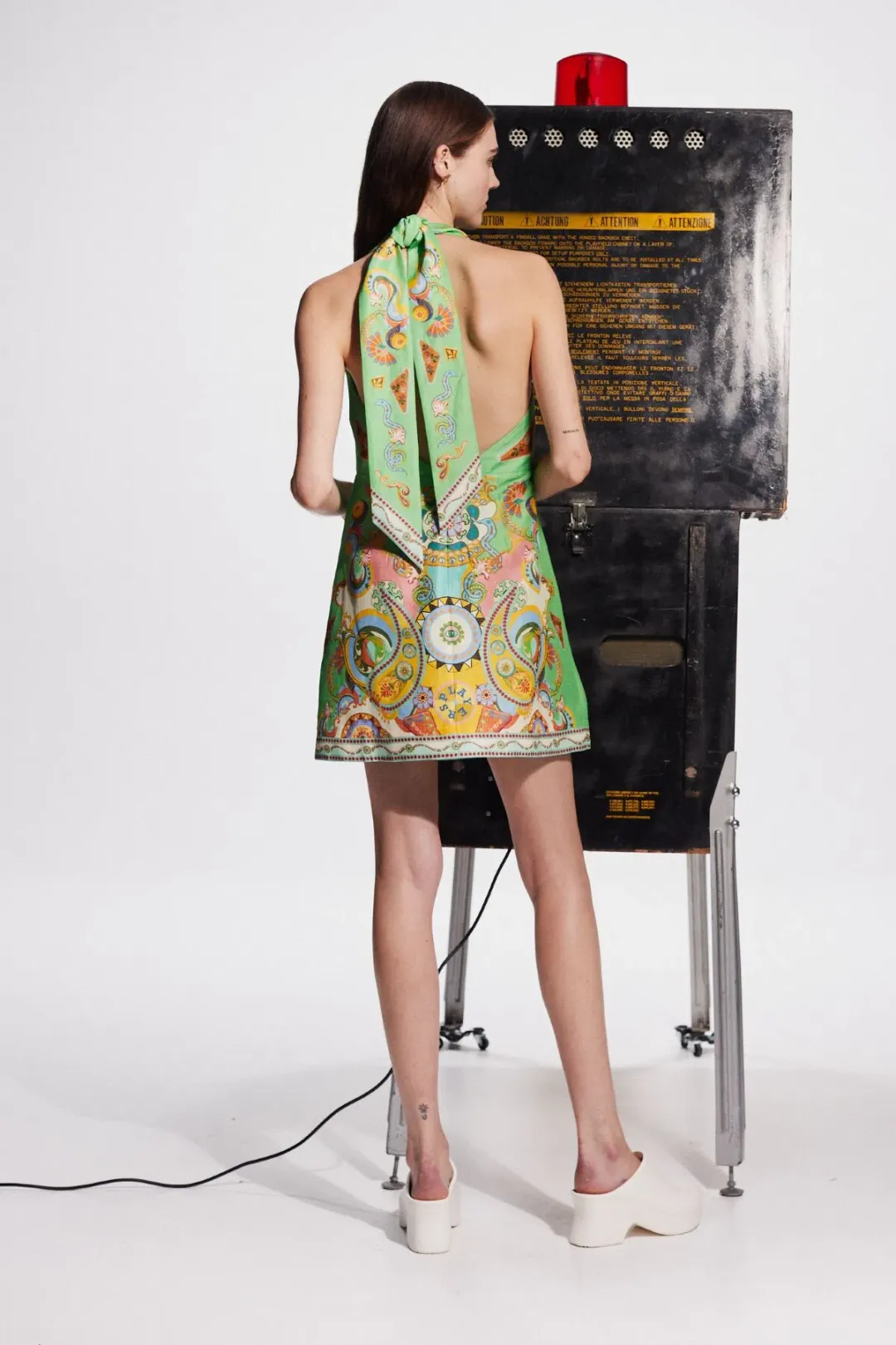 Alemais Pinball Mini Dress Multi Size 6 for rent on The Volte - main image