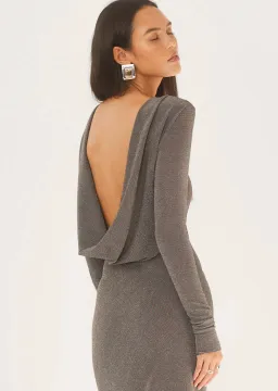 Arcina Ori Jen Dress Grey Size 8 for rent on The Volte - image 9