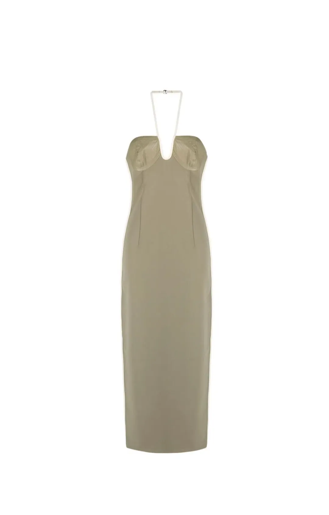 Paris Georgia Nassia Halter Dress Green Size S/ AU 8 for rent on The Volte - main image