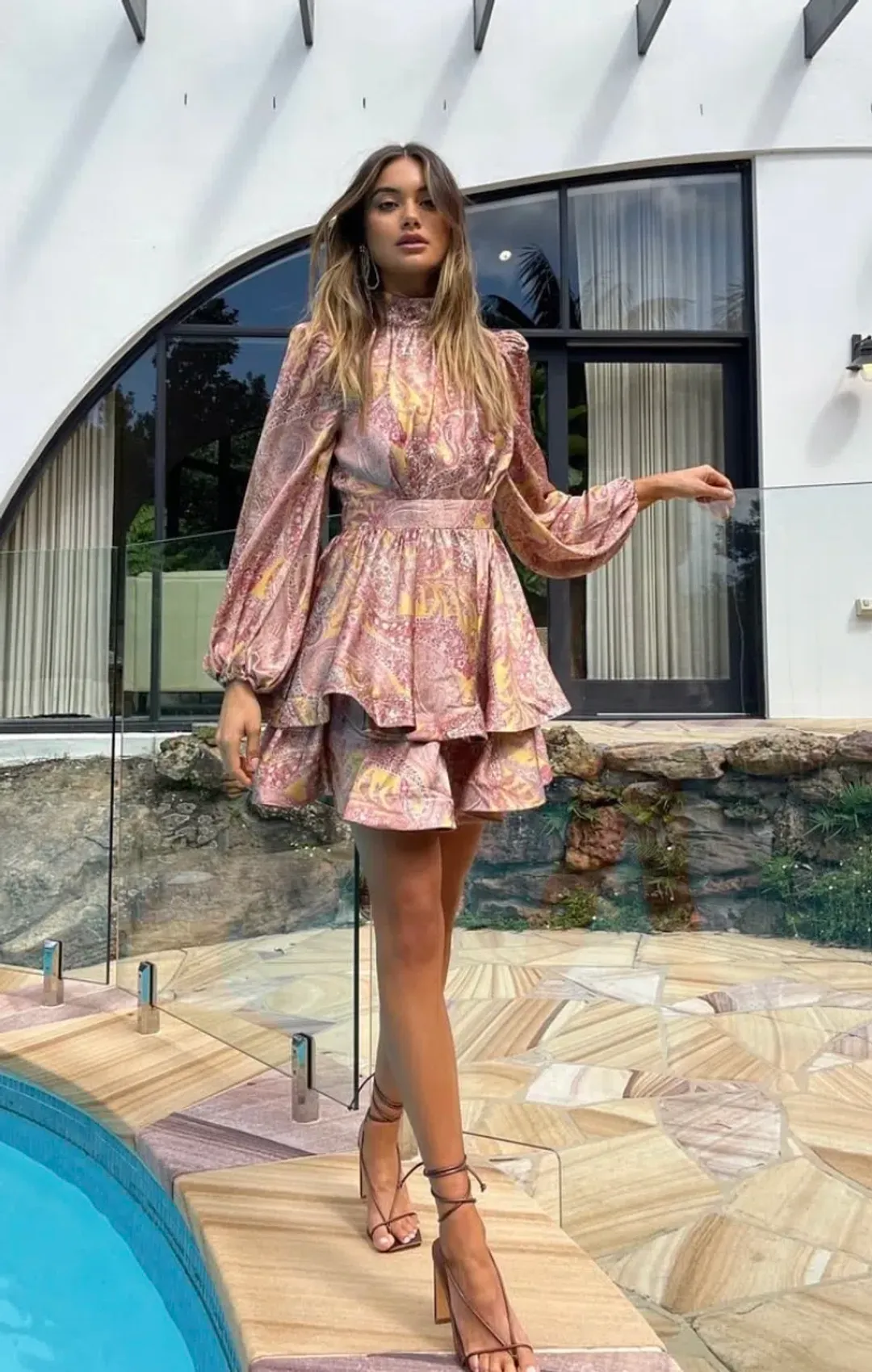 Sheike Cecelia Dress Print Size 10 for rent on The Volte - main image