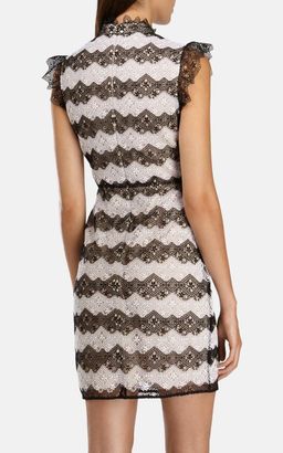 Karen Millen Lace Dress Black White Size 6 for rent on The Volte - image 3