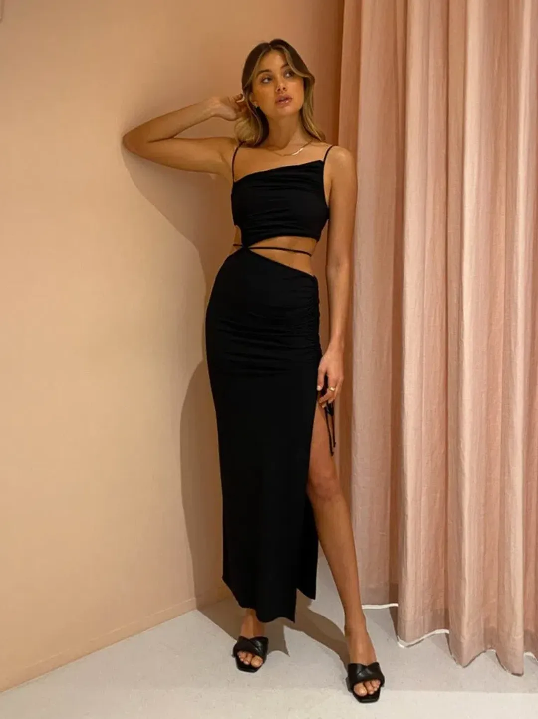 Bec and Bridge Dilkon Dress Black Size 6 for rent on The Volte - main image