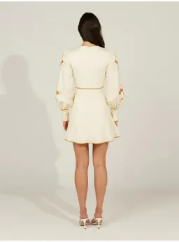 Alice McCall Lera Mini Dress Vanilla Bean Size AU 10 for rent on The Volte - image 4