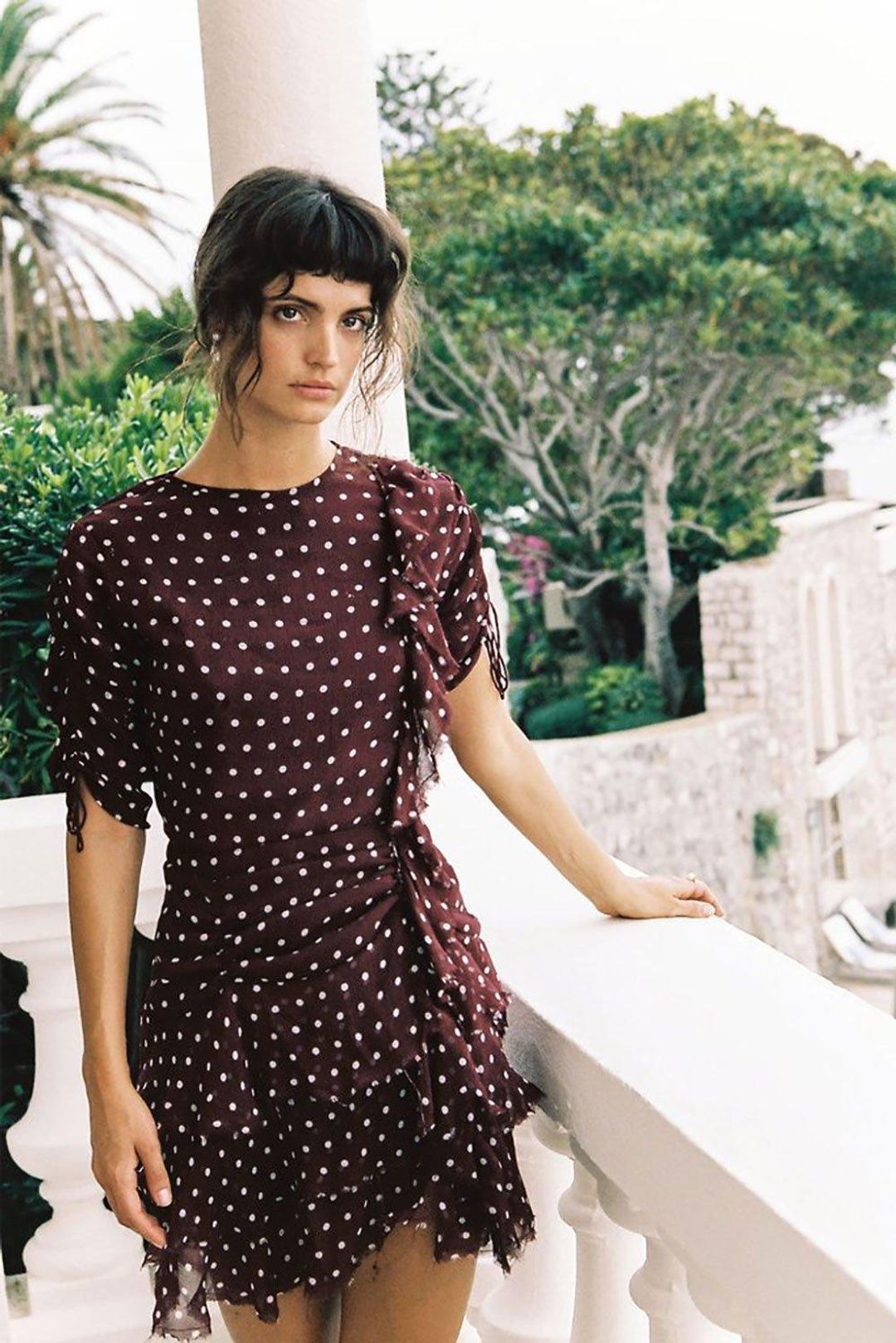 Sir the Label Marceau Dress Burgundy Size AU 8 for rent on The Volte - main image