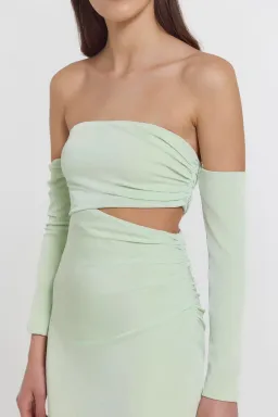 Kianna Gordon Dress in Mint Green Size AUS 6 for rent on The Volte - image 2