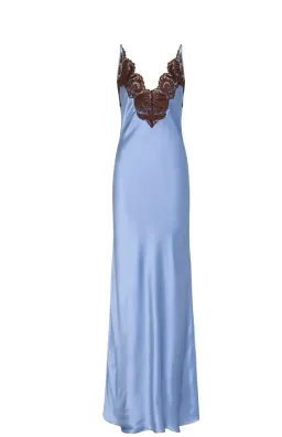 Sir The Label Danseurs Lace Slip Dress In Bleue Size 0 / AU 6 for rent on The Volte - image 3