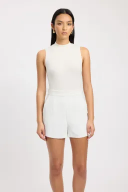 Kookaï Oyster Vest Top and Wafer Shorts Set Natural White Size 36 / AU 8 for rent on The Volte - image 2