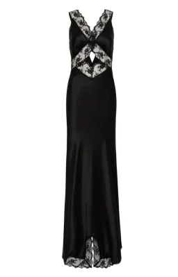 Sir the Label Aries Cut Out Gown Black Size 0 / AU 6 for rent on The Volte - image 3