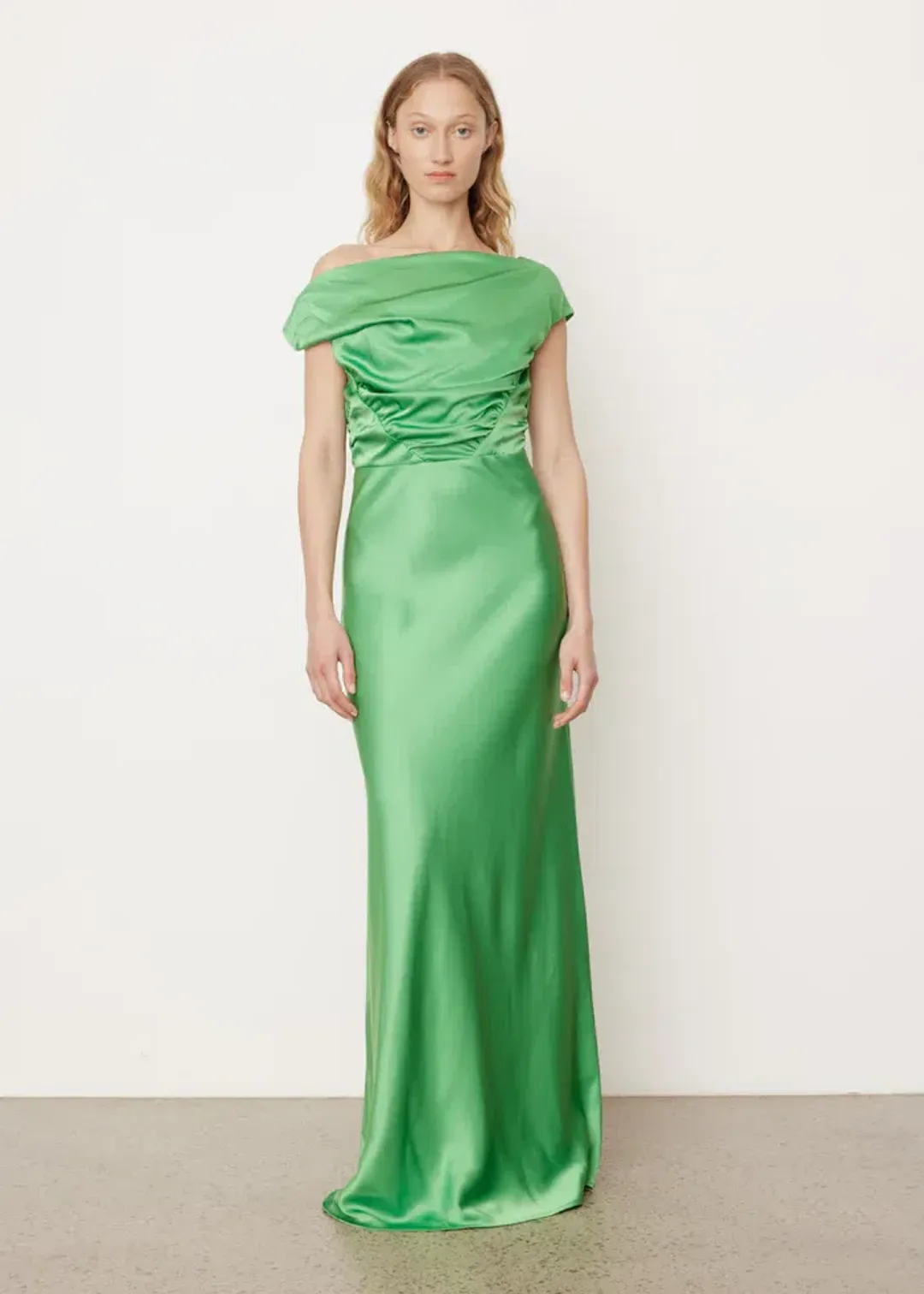 Paris Georgia Davie Dress Basil Green Size XS / AU 6 for rent on The Volte - main image