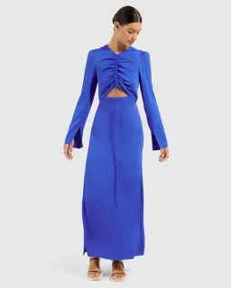 Roame Beso Dress Cobalt Size 8 for rent on The Volte - image 1