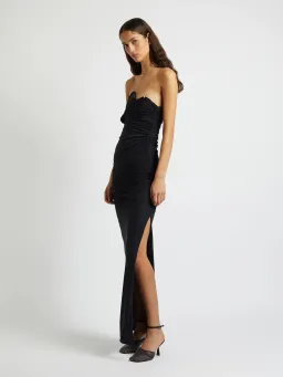 Christopher Esber Encompassed Looped Bodice Dress Black Size 8 / 8-10 AU for rent on The Volte - image 2
