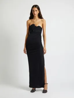 Christopher Esber Encompassed Looped Bodice Dress Black Size 8 / 8-10 AU for rent on The Volte - image 6