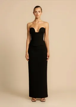 Arcina Ori Frida Bustier and Sloan Skirt Set Black Size S / AU 8 for rent on The Volte - image 8