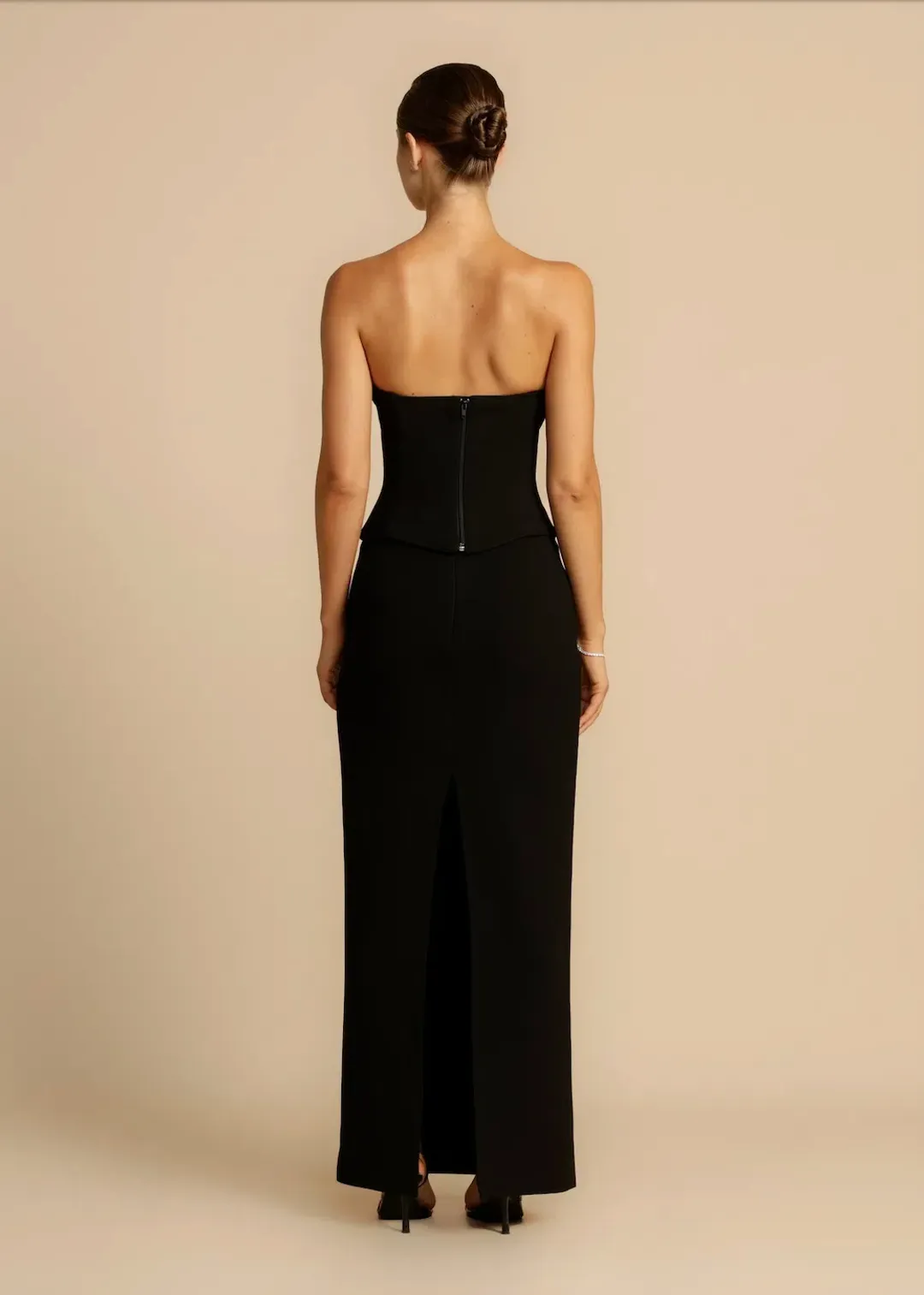 Arcina Ori Frida Bustier and Sloan Skirt Set Black Size S / AU 8 for rent on The Volte - main image