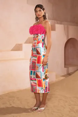 Eliya the Label Positano Dress Vacanza Print Size 8 for rent on The Volte - image 2
