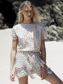 Sir the label Isabella ruffle dress size 8 for rent on The Volte - image 1