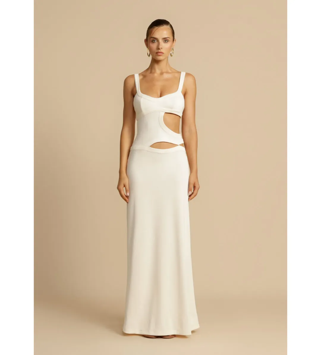 Arcina Ori Jetta Maxi Dress White Size S/Au 8 for rent on The Volte - main image