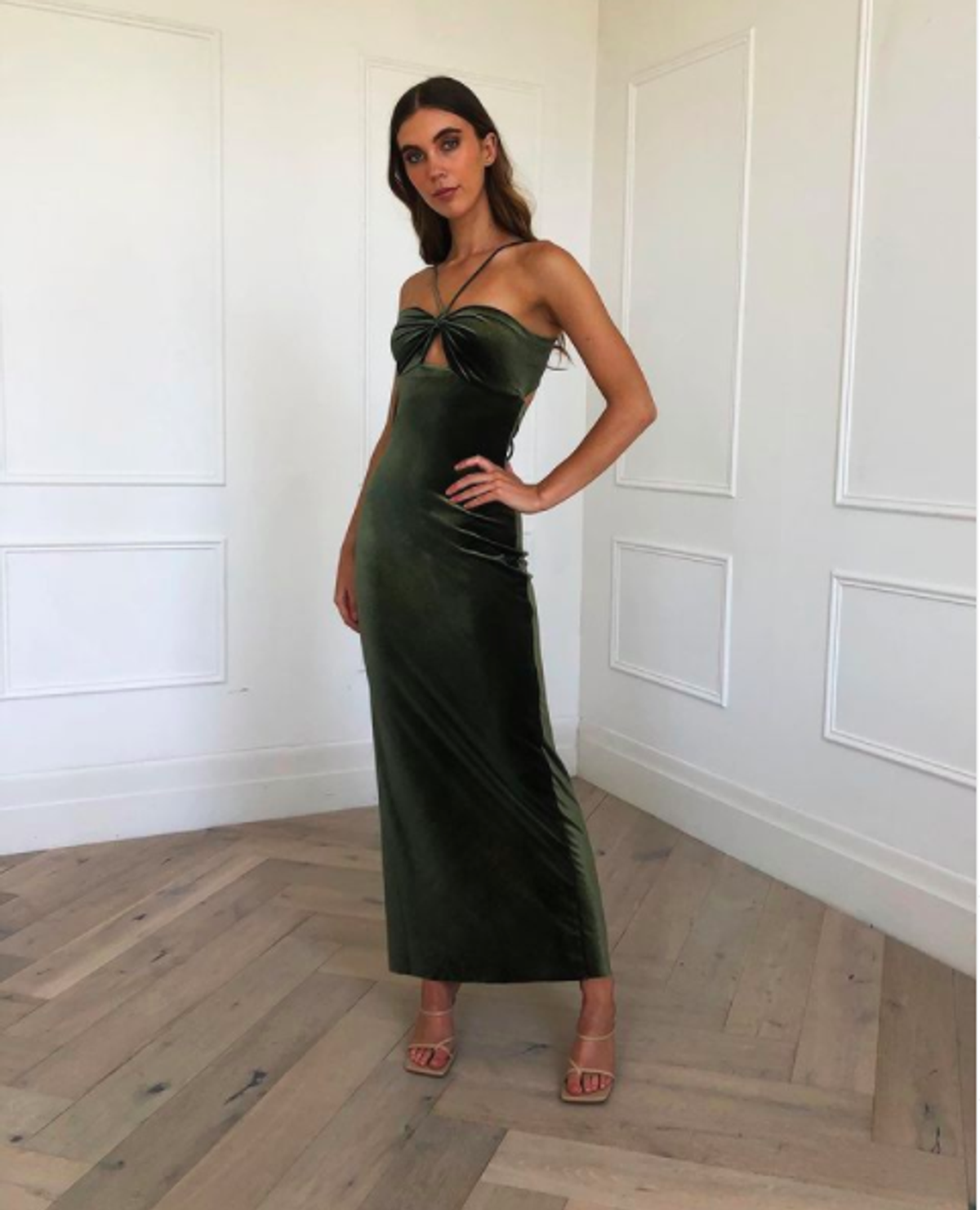 Dancing Queen Metallic Formal Maxi Dress- Bec and Bridge  for rent on The Volte - main image