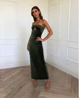 Dancing Queen Metallic Formal Maxi Dress- Bec and Bridge  for rent on The Volte - image 1