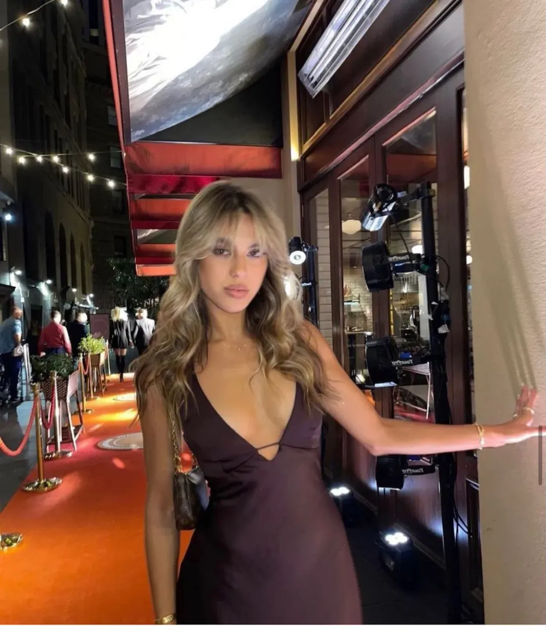 Manning Cartell Time To Shine Slip Dress In Truffle Size 4 for rent on The Volte - main image