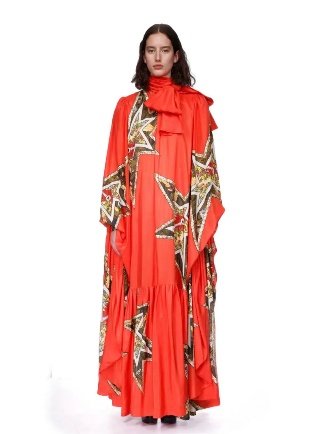 Alemais Ziggy Gown Orange Size AU 10 for rent on The Volte - main image