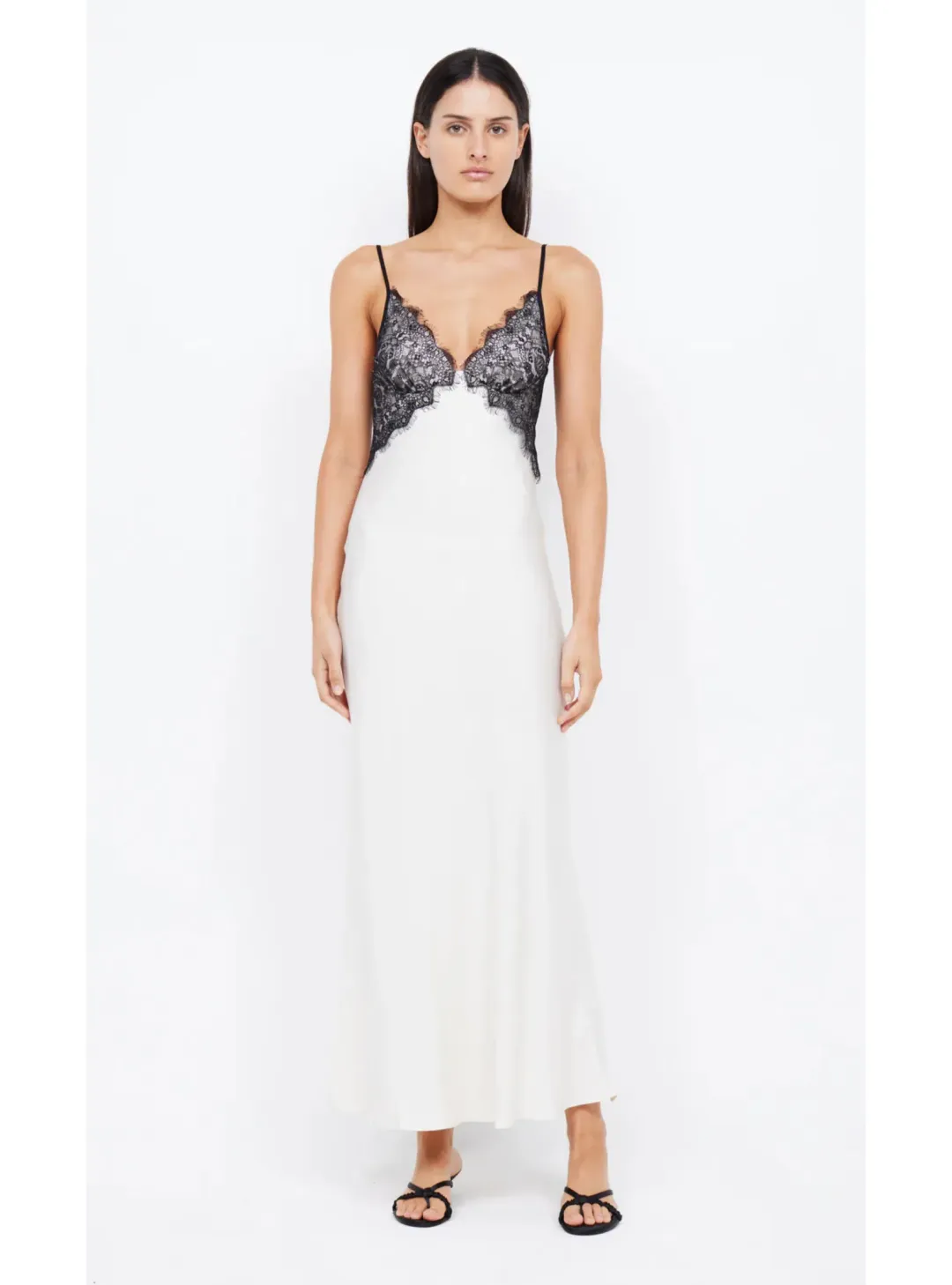 Bec & Bridge Emery Lace Maxi Dress Ivory/Black Size AU 6 for rent on The Volte - main image