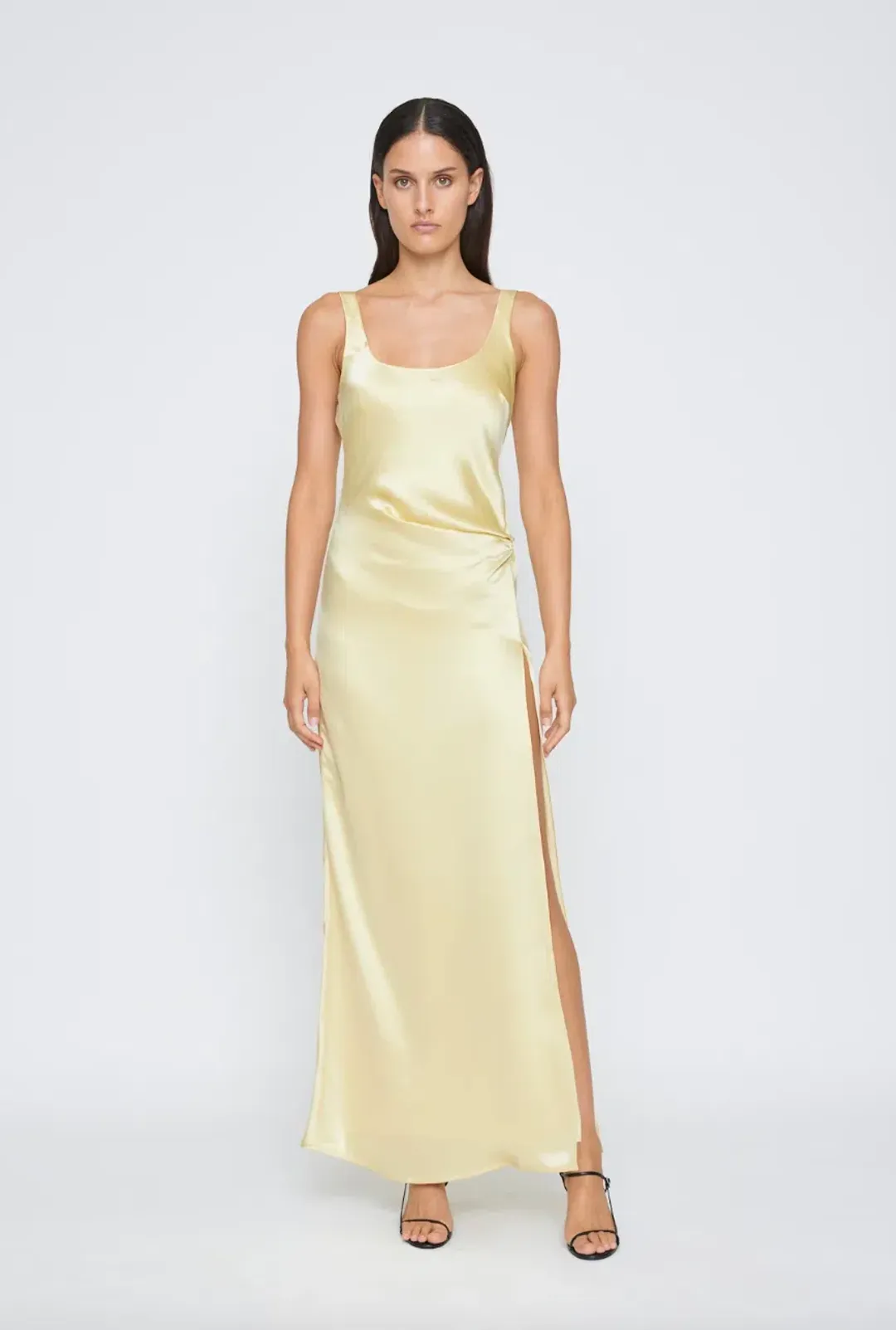 Anna Quan Etta Dress in Champagne Size AU 6  for rent on The Volte - main image