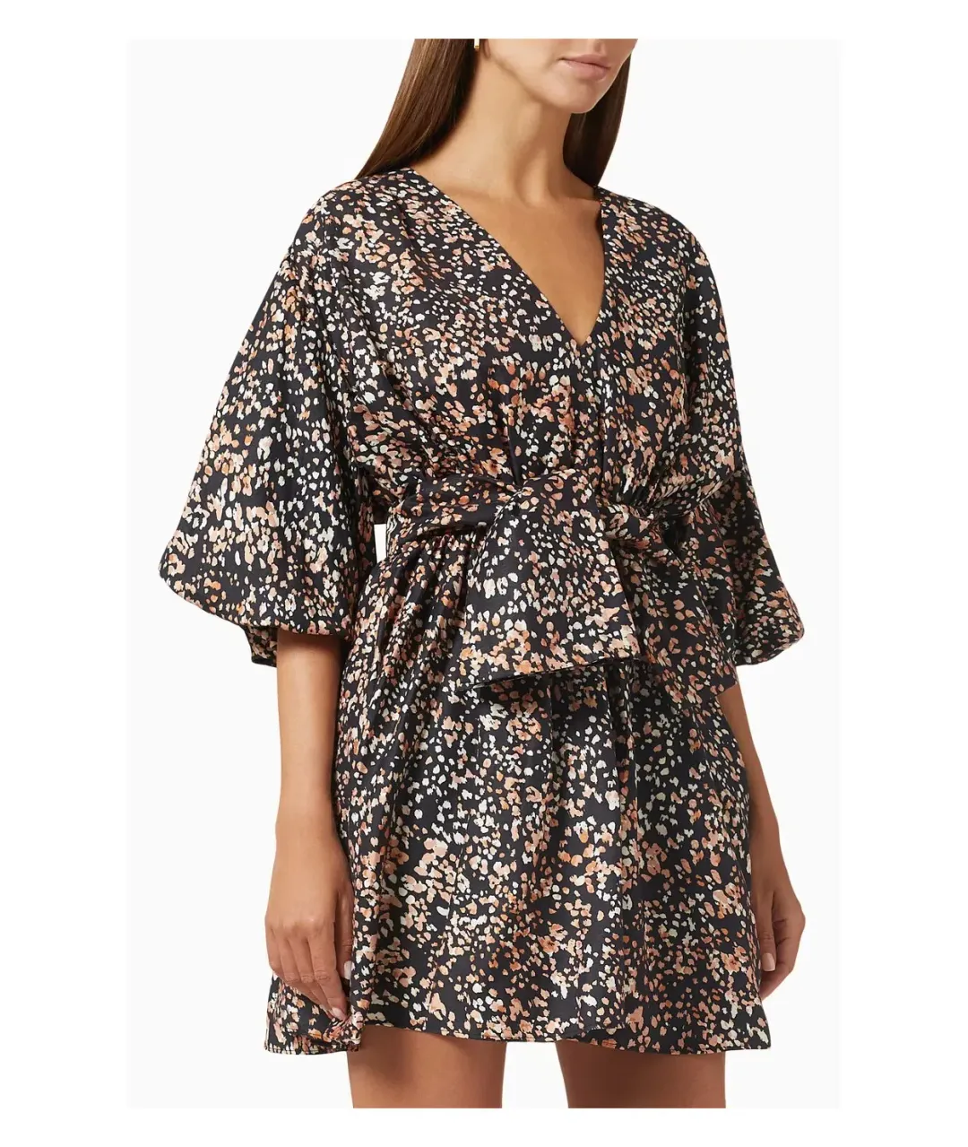 Acler Edson Wild Spot Dress Print Size 8 for rent on The Volte - main image