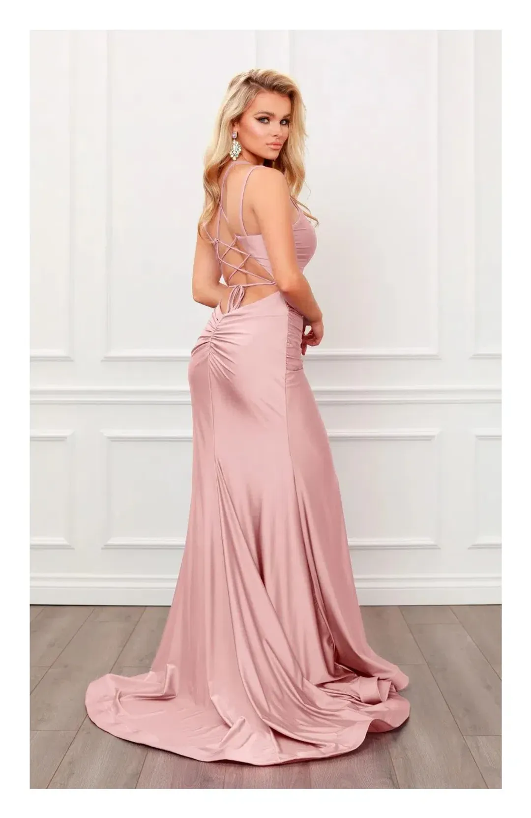 Nox Anabel T481 Dress Blush Size 12 for rent on The Volte - main image