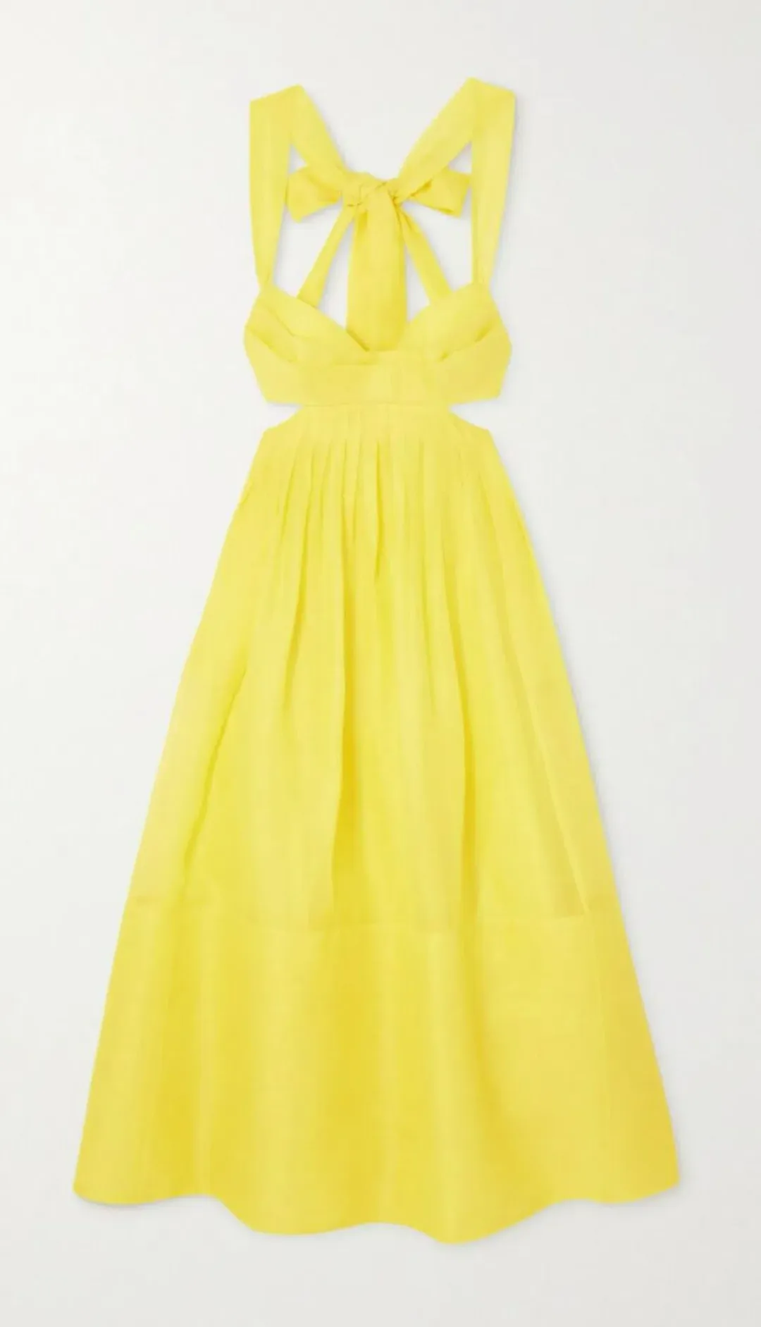 Zimmermann Botanica Bralette Gown In Sunshine Yellow Size 1 / AU 10 for rent on The Volte - main image