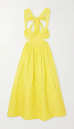 Zimmermann Botanica Bralette Gown In Sunshine Yellow Size 1 / AU 10 for rent on The Volte - image 3