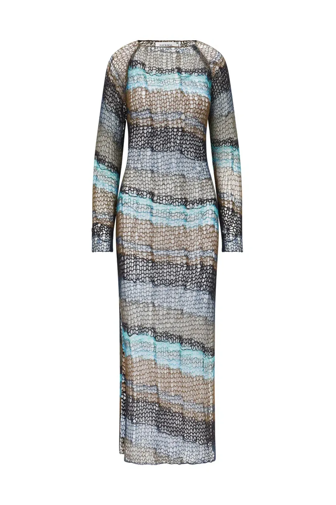 Rat and Boa Sabrina Knit Dress Multi Size 10  for rent on The Volte - main image