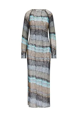Rat and Boa Sabrina Knit Dress Multi Size 10  for rent on The Volte - image 3
