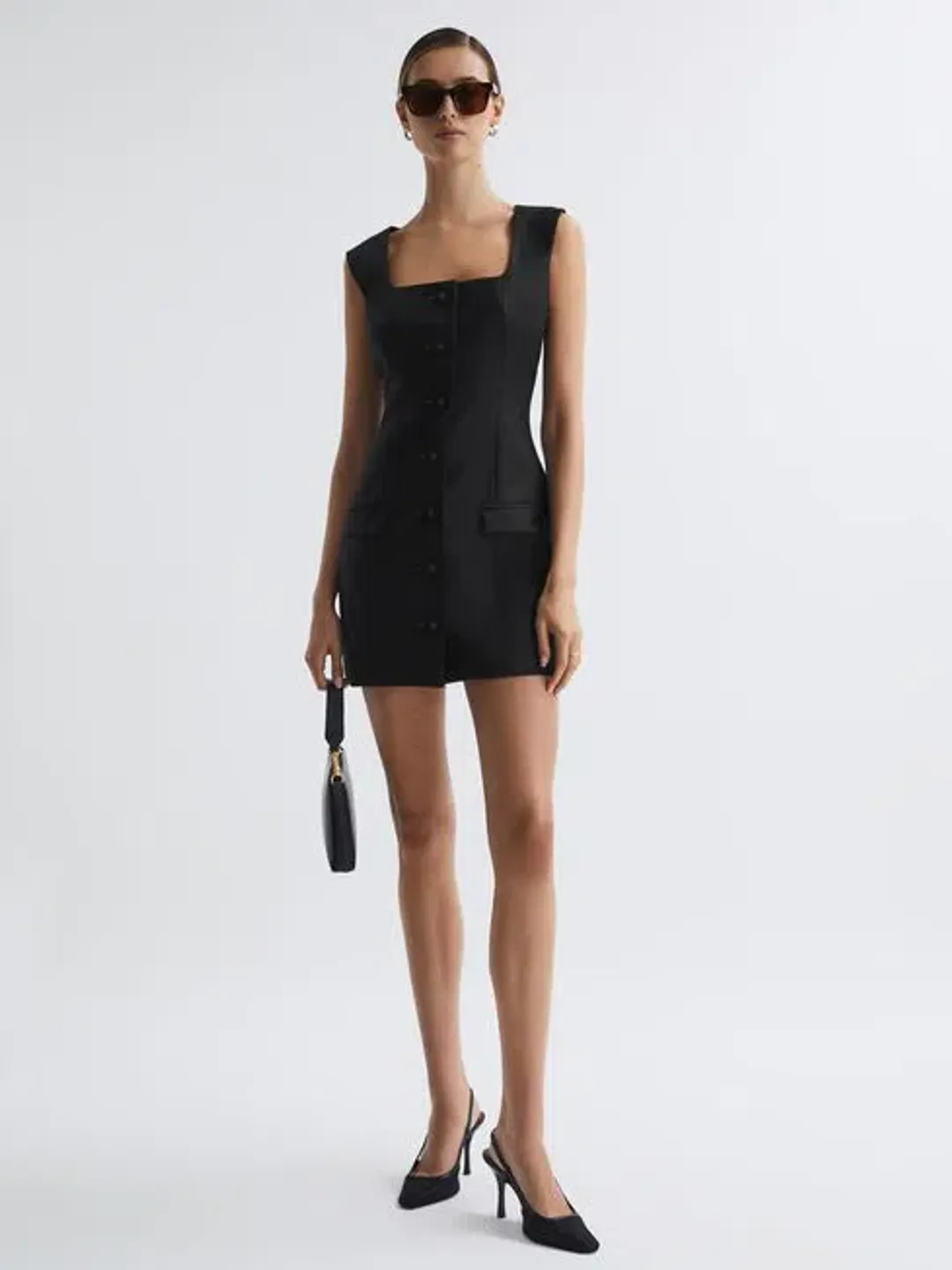 Anna Quan Lia Dress Black Ink Size 8 for rent on The Volte - main image