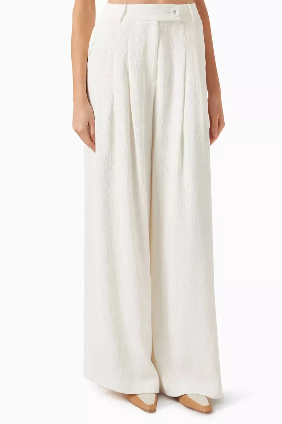 Anna Quan Kathleen Jacket And Matteo Pants Set In Carta 6 for rent on The Volte - main image