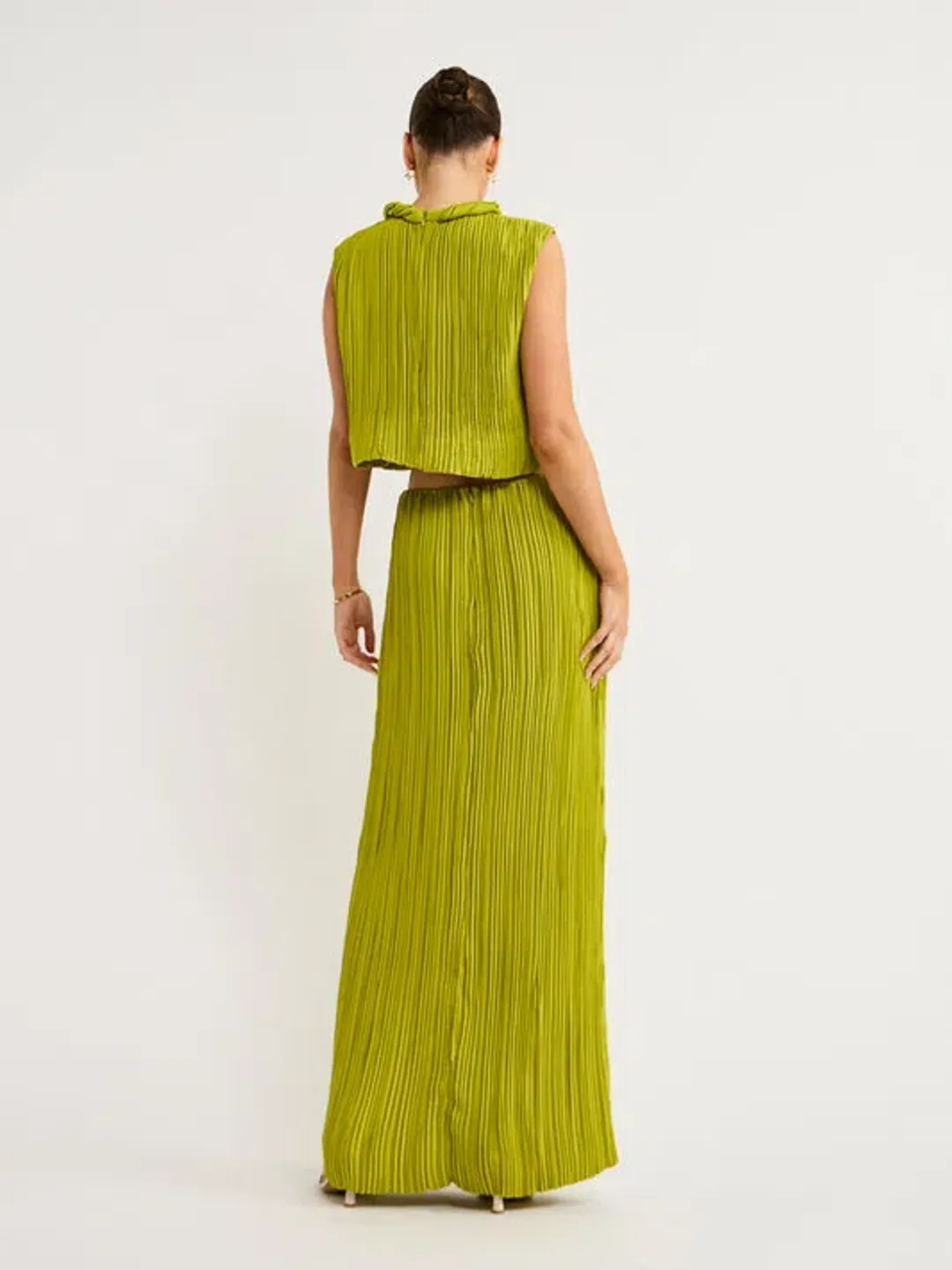 Rachel Gilbert Ziara Set Green Size 8 for rent on The Volte - main image