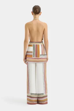 Sir the Label Caprera Wrap Halter Mini Dress Milazzo Stripe Print Size 1 / AU 6-8 for rent on The Volte - image 11